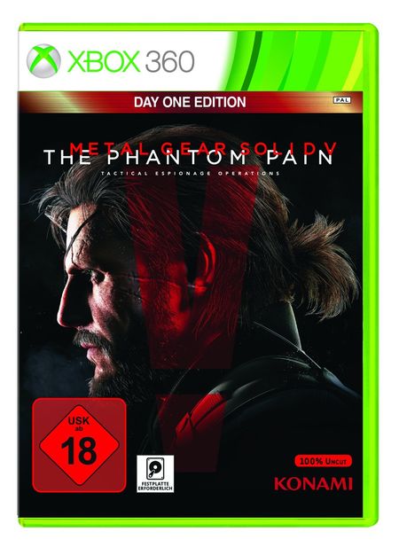 Metal Gear Solid V: The Phantom Pain - Day One Edition (Xbox 360) - Der Packshot