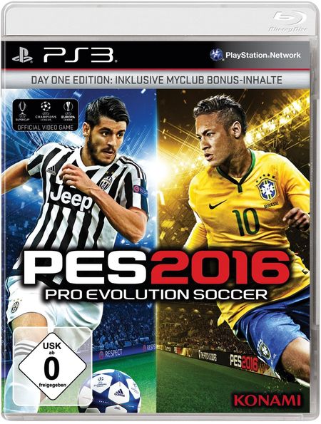 PES 2016 - Day 1 Edition (PS3) - Der Packshot