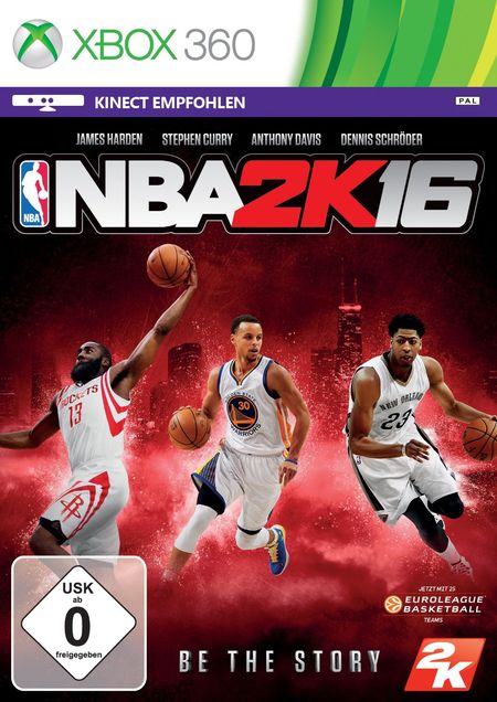 NBA 2K16 (Xbox 360) - Der Packshot