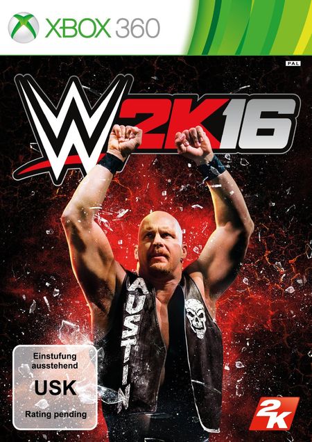 WWE 2K16 (Xbox 360) - Der Packshot