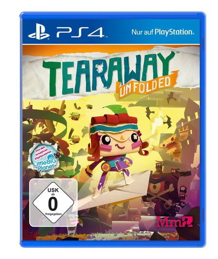Tearaway: Unfolded (PS4) - Der Packshot