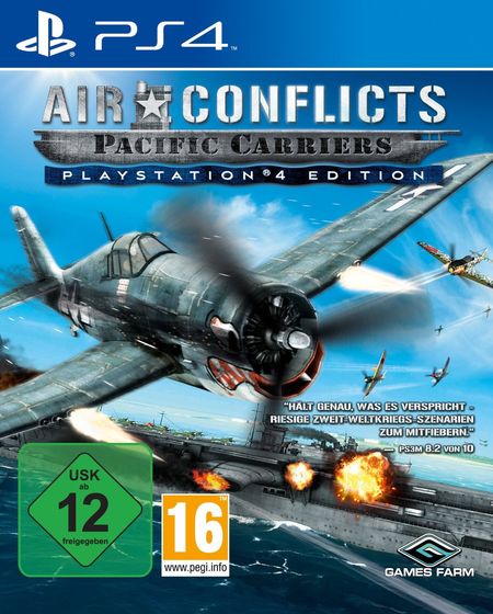 Air Conflicts: Pacific Carriers (PS4) - Der Packshot