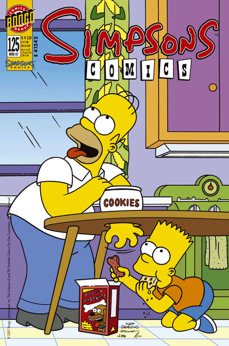 Simpsons Comics 125 - Das Cover