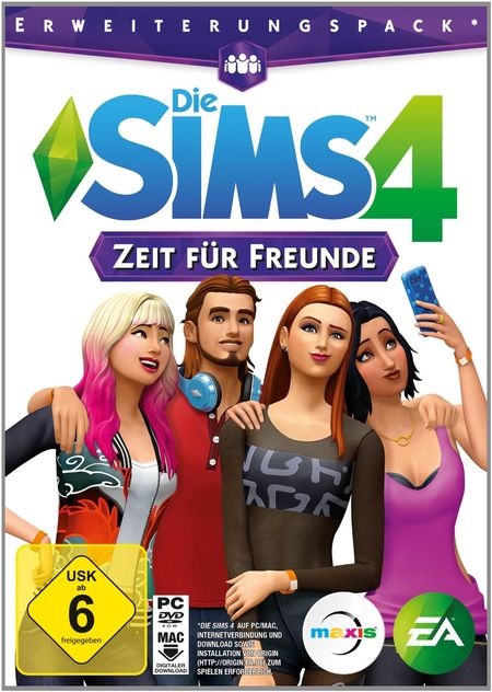 Die Sims 4 - Zeit für Freunde (PC) - Der Packshot