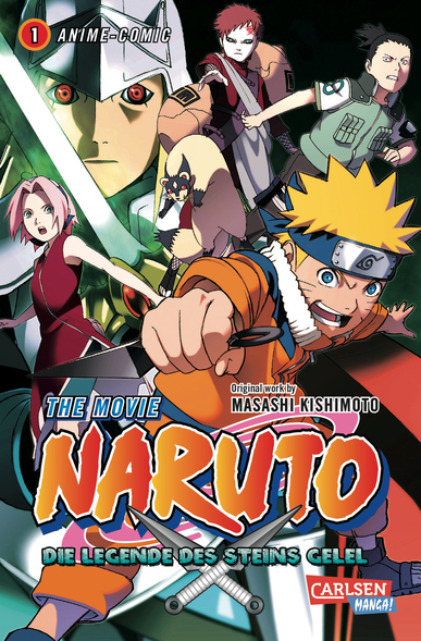 Naruto The Movie: Die Legende des Steins Gelel 1 - Das Cover