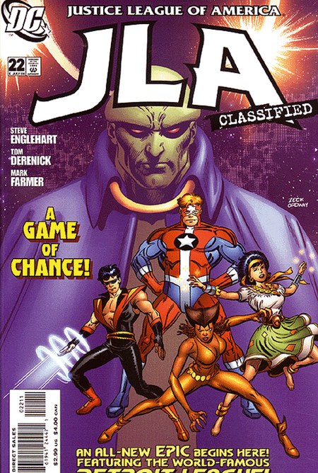 DC Premium 48: JLA Schicksalsspiele HC - Das Cover