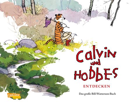 Calvin und Hobbes entdecken: Das große Bill-Watterson-Buch - Das Cover