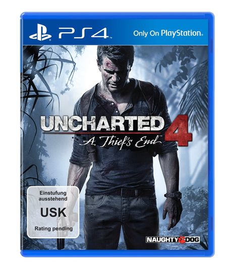 Uncharted 4: A Thief's End (PS4) - Der Packshot