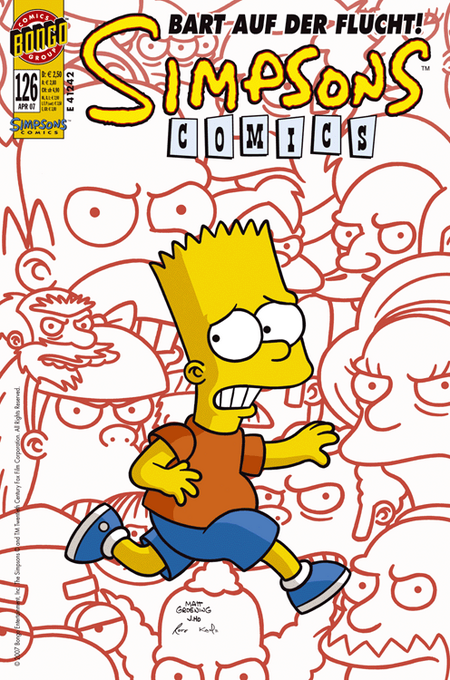 Simpsons Comics 126 - Das Cover