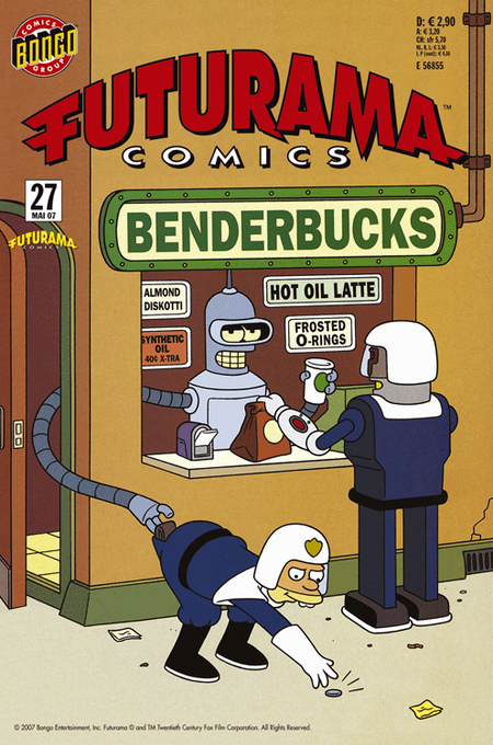 Futurama Comics 27 - Das Cover