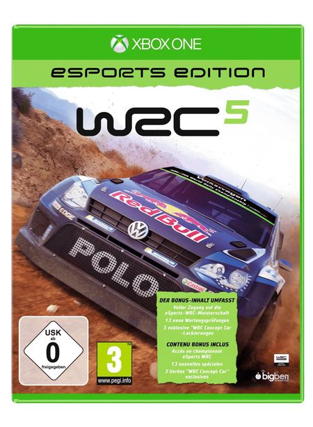 WRC 5 - eSport Edition (Xbox One) - Der Packshot