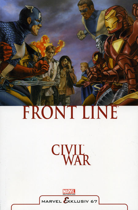 Marvel Exklusiv 67: Civil War - Front Line 1 (von 2) HC - Das Cover