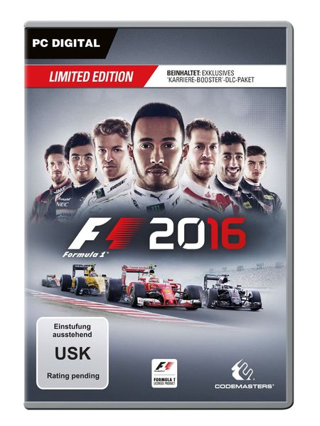 F1 2016 Limited Edition (PC) - Der Packshot