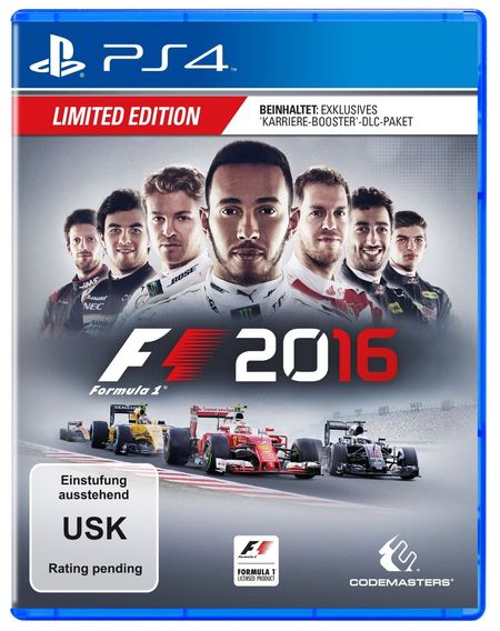 F1 2016 Limited Edition (PS4) - Der Packshot