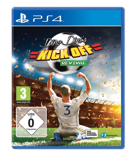 Dino Dinis Kick Off Revival (PS4) - Der Packshot