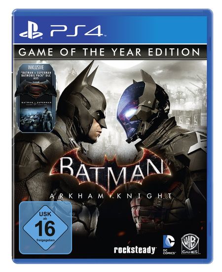 Batman: Arkham Knight - Game of the Year Edition (PS4) - Der Packshot