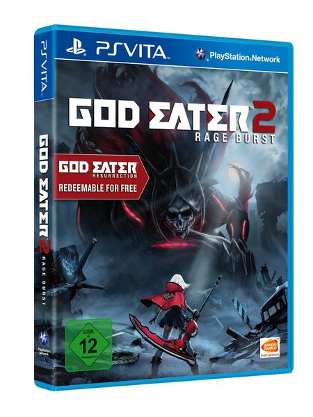 God Eater 2 - Rage Burst (inkl. God Eater Resurrection) (PS Vita) - Der Packshot