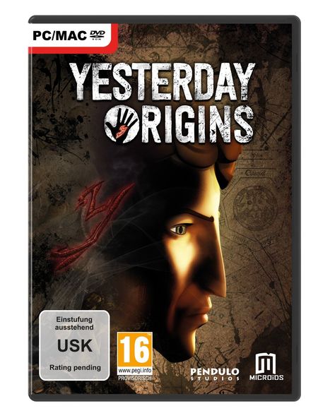 Yesterday Origins (PC) - Der Packshot
