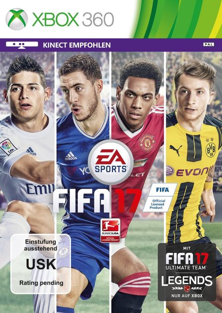 FIFA 17 (Xbox 360) - Der Packshot