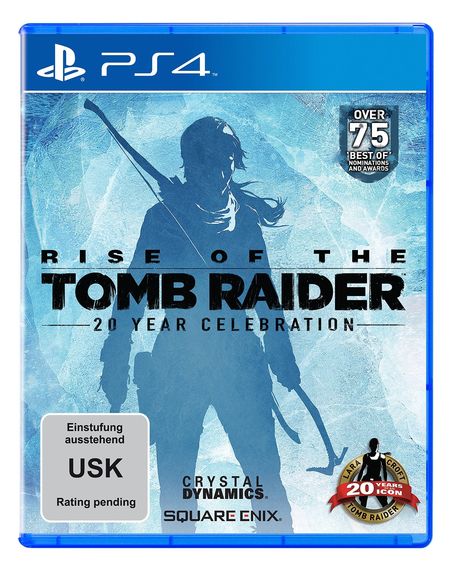 Rise of the Tomb Raider: 20 Year Celebration (PS4) - Der Packshot