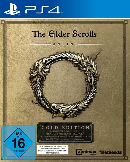 The Elder Scrolls Online: Gold Edition (PS4) - Der Packshot
