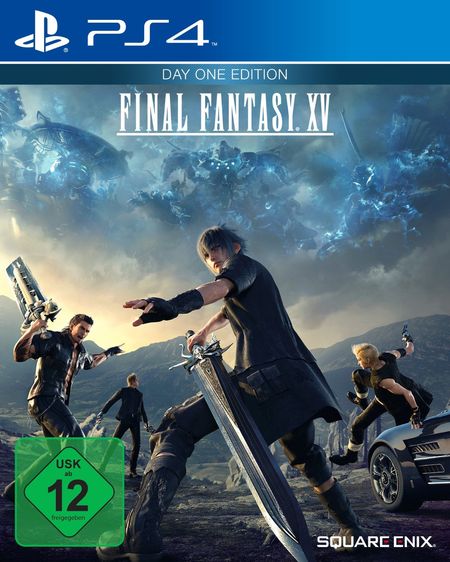 Final Fantasy XV - Day One Edition (PS4) - Der Packshot
