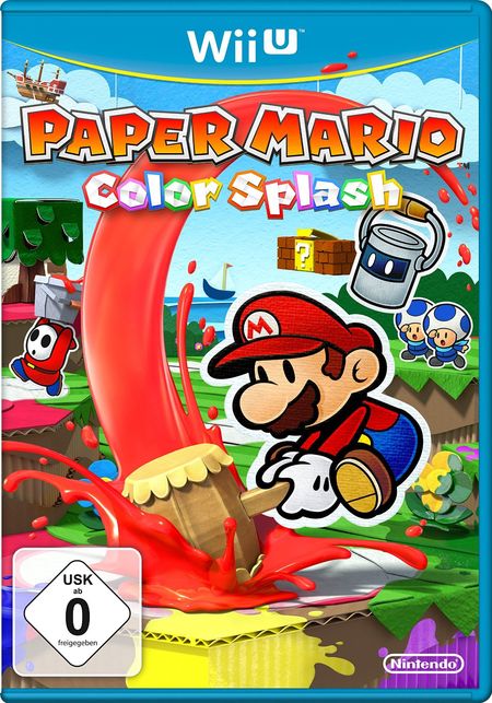 Paper Mario Color Splash (Wii U) - Der Packshot