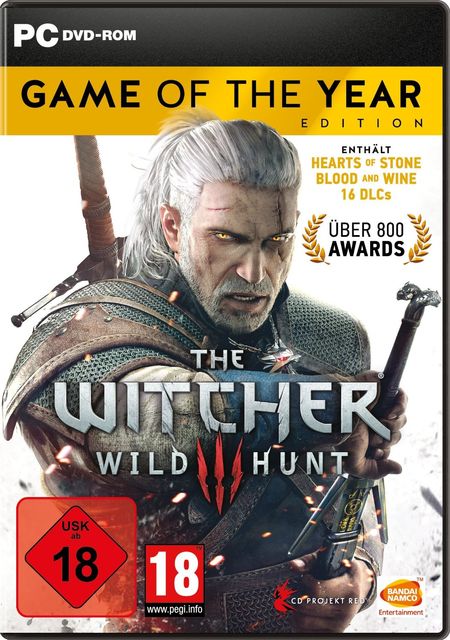 The Witcher 3: Wild Hunt - Game of the Year Edition (PC) - Der Packshot