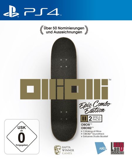 OlliOlli: Epic Combo Edition (PS4) - Der Packshot