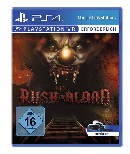 Until Dawn: Rush of Blood (PSVR) - Der Packshot