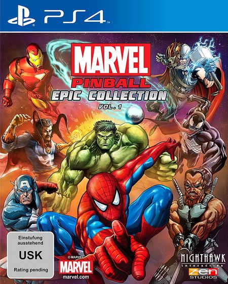 Marvel Pinball EPIC Collection Volume 1 (PS4) - Der Packshot