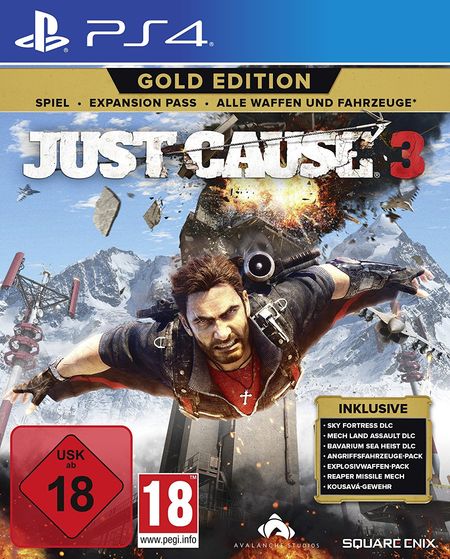 Just Cause 3 Gold Edition (PS4) - Der Packshot