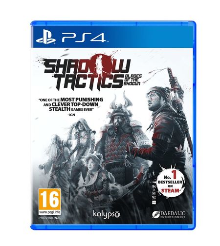 Shadow Tactics: Blades of the Shogun (PS4) - Der Packshot
