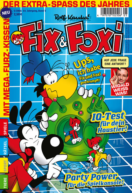 Fix & Foxi Magazin Nr. 5/2006 - 54. Jahrgang - Band 5 - Das Cover