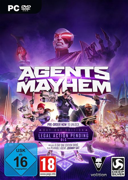 Agents of Mayhem - Day One Edition (PC) - Der Packshot