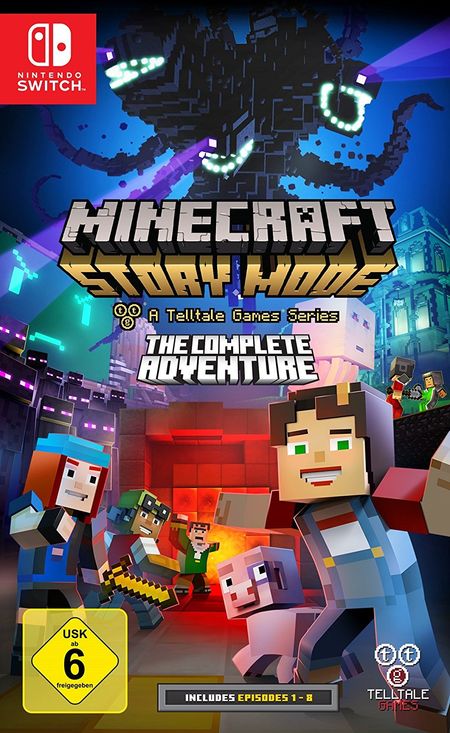 Minecraft Story Mode - The Complete Adventure (Switch) - Der Packshot