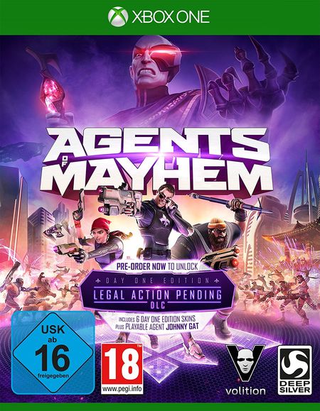 Agents of Mayhem - Day One Edition (Xbox One) - Der Packshot