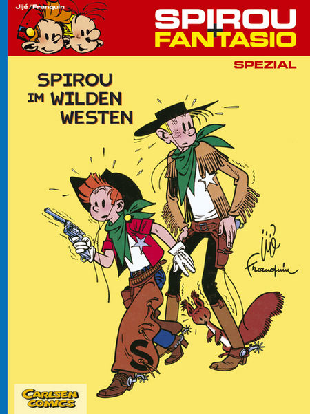 Spirou Spezial 5: Spirou im Wilden Westen - Das Cover