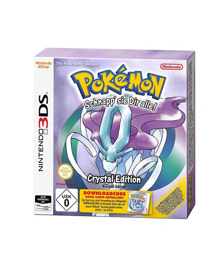 Pokémon Kristall-Edition (3DS) - Der Packshot