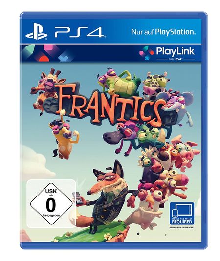 Frantics (PS4) - Der Packshot