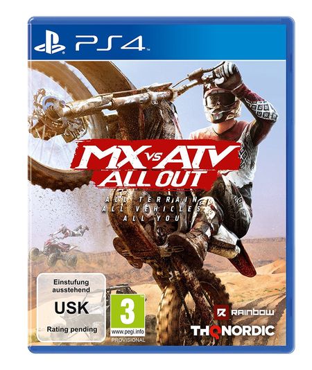 MX vs. ATV All Out (PS4) - Der Packshot