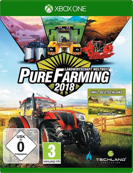 Pure Farming 2018 - Landwirtschaft weltweit - D1 Edition (Xbox One) - Der Packshot