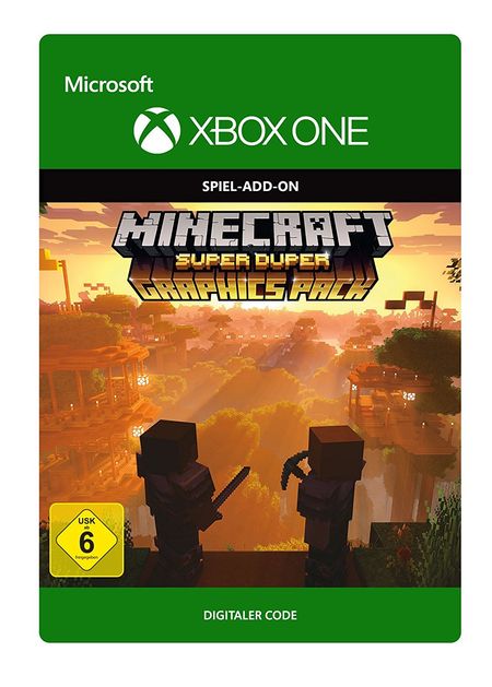 Minecraft: Super Duper Graphics Edition (XBox One) - Der Packshot