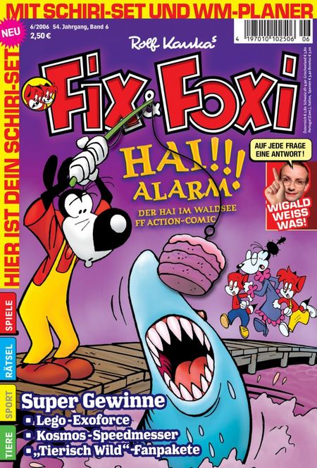 Fix & Foxi Magazin Nr. 6/2006 - 54. Jahrgang - Band 6 - Das Cover