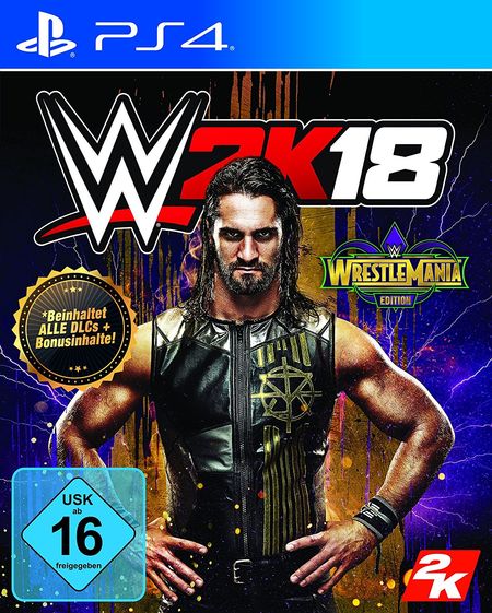 WWE 2K18 - WrestleMania Edition (PS4) - Der Packshot