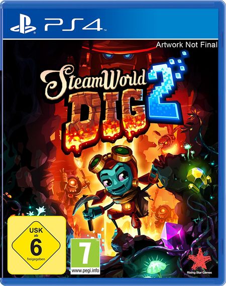 Steamworld Dig 2 (PS4) - Der Packshot
