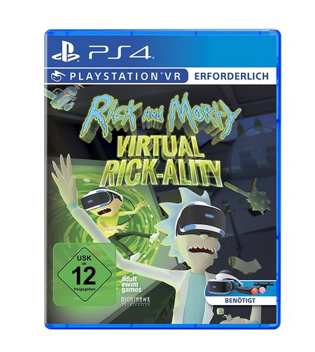 Rick and Morty - Virtual Rick-ality (PS4) - Der Packshot