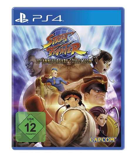 Street Fighter Anniversary Collection (PS4) - Der Packshot