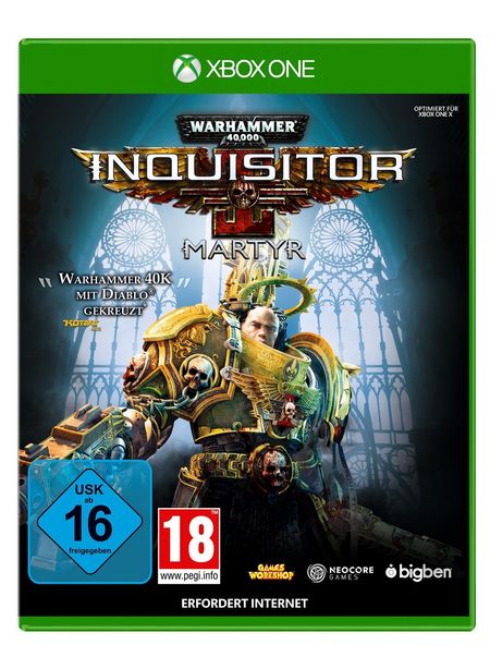 Warhammer 40.000 - Inquisitor Martyr (Xbox One) - Der Packshot