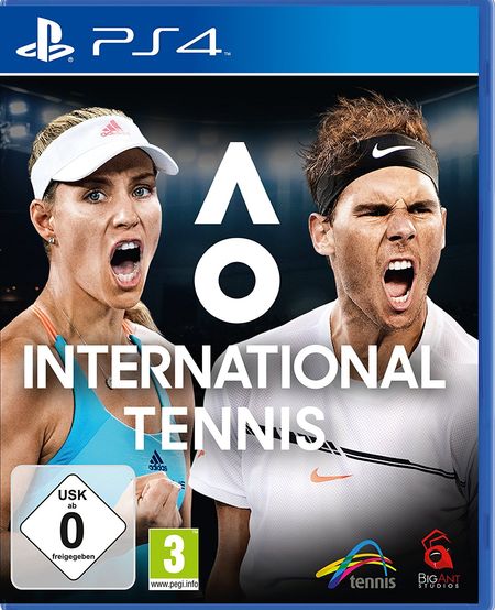 AO International Tennis (PS4) - Der Packshot